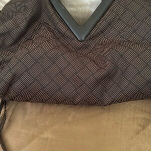 Bottega Veneta Brown Patterned Clutch